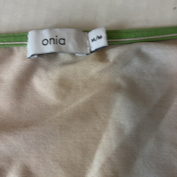 Onia Skirt Set Leah Shimmer Rainbow stripe , a hint of metallic, size M - Picture 7 of 12